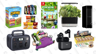 Tuesday's Best Deals: Bulk Snacks, AeroGarden Harvest, <i>Pikmin 3 Deluxe</i>, Dino Egg Dig Kit, 18TB External Hard Drive, Tacklife Portable Power Station, and More
